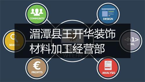 湄潭县王开华装饰材料加工经营部