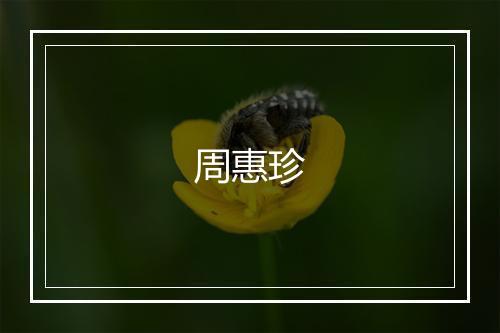周惠珍