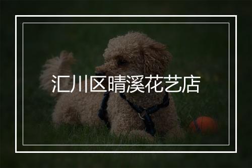 汇川区晴溪花艺店
