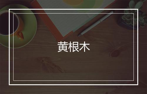 黄根木
