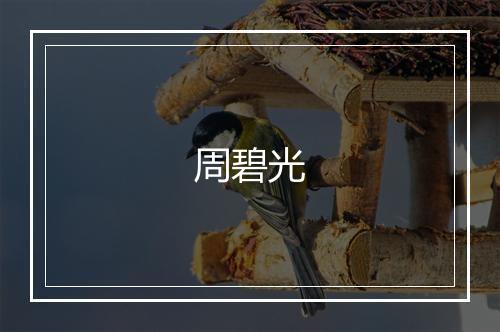 周碧光
