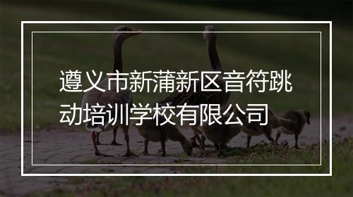 遵义市新蒲新区音符跳动培训学校有限公司