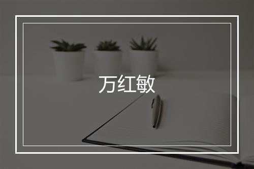 万红敏