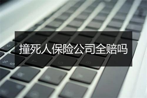 撞死人保险公司全赔吗