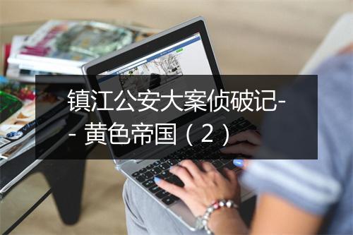 镇江公安大案侦破记-- 黄色帝国（2）