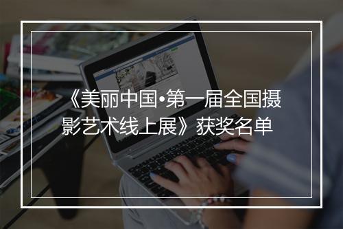《美丽中国•第一届全国摄影艺术线上展》获奖名单