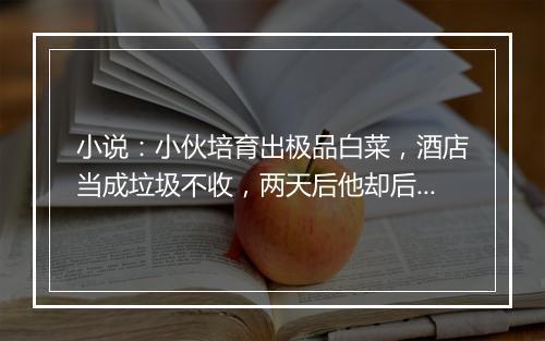 小说：小伙培育出极品白菜，酒店当成垃圾不收，两天后他却后悔了