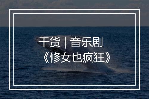 干货 | 音乐剧《修女也疯狂》