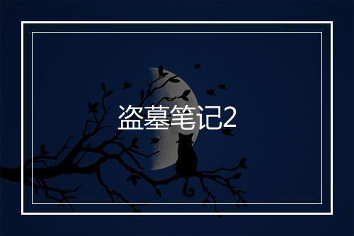 盗墓笔记2