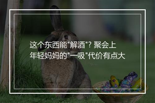 这个东西能