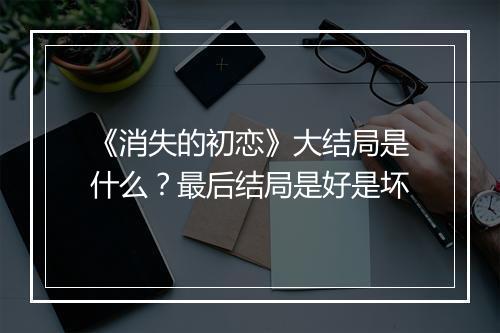 《消失的初恋》大结局是什么？最后结局是好是坏