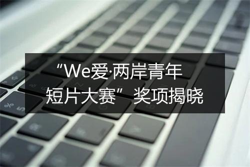 “We爱·两岸青年短片大赛”奖项揭晓