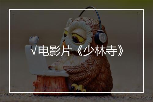 √电影片《少林寺》