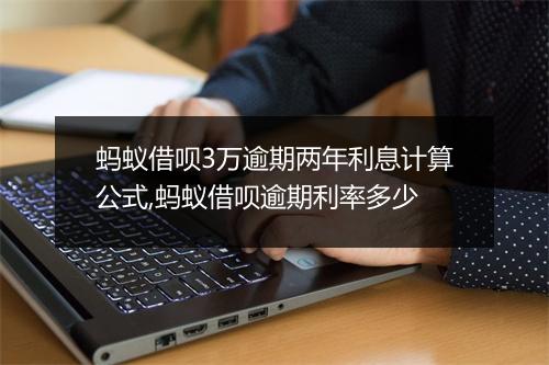蚂蚁借呗3万逾期两年利息计算公式,蚂蚁借呗逾期利率多少