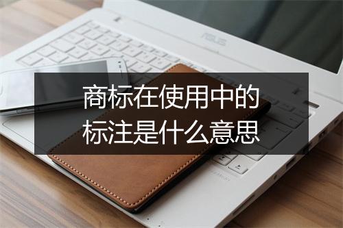 商标在使用中的标注是什么意思