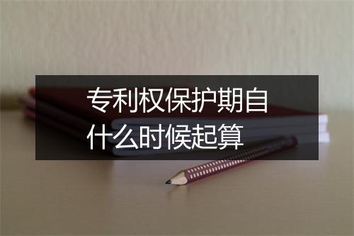 专利权保护期自什么时候起算