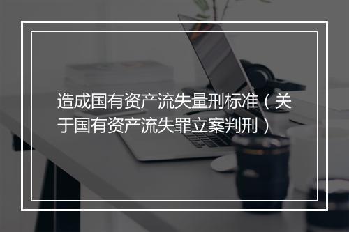 造成国有资产流失量刑标准（关于国有资产流失罪立案判刑）