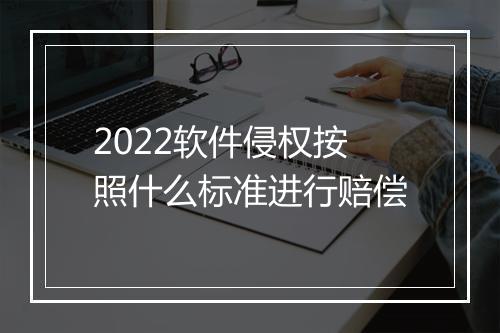 2022软件侵权按照什么标准进行赔偿