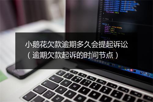 小鹅花欠款逾期多久会提起诉讼（逾期欠款起诉的时间节点）