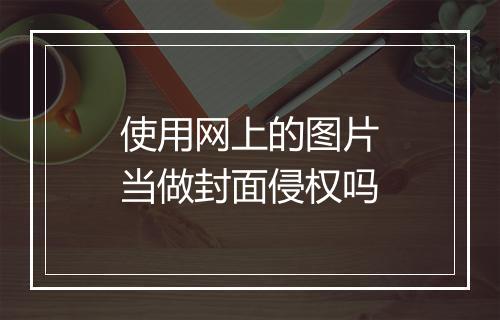 使用网上的图片当做封面侵权吗