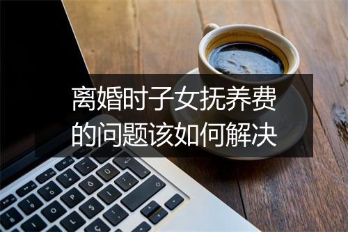 离婚时子女抚养费的问题该如何解决