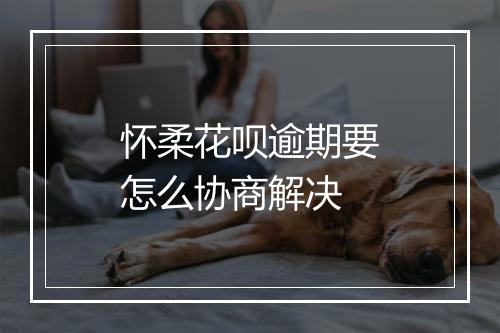 怀柔花呗逾期要怎么协商解决