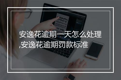 安逸花逾期一天怎么处理,安逸花逾期罚款标准