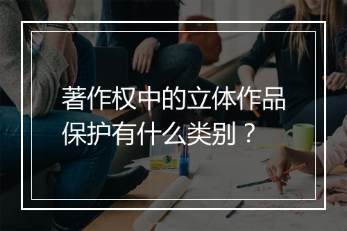 著作权中的立体作品保护有什么类别？