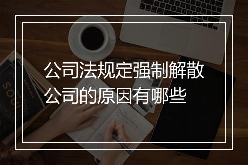 公司法规定强制解散公司的原因有哪些