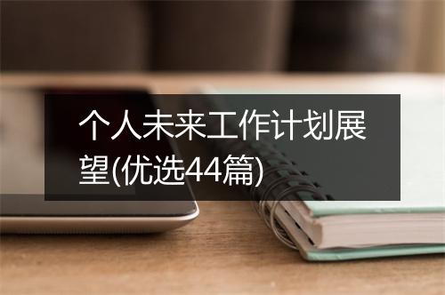 个人未来工作计划展望(优选44篇)