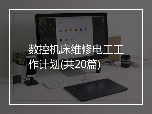 数控机床维修电工工作计划(共20篇)