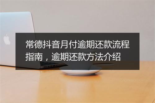 常德抖音月付逾期还款流程指南，逾期还款方法介绍