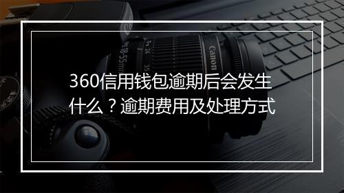 360信用钱包逾期后会发生什么？逾期费用及处理方式