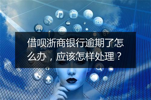 借呗浙商银行逾期了怎么办，应该怎样处理？