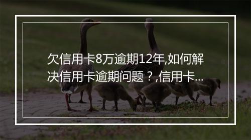 欠信用卡8万逾期12年,如何解决信用卡逾期问题？,信用卡逾期12年后的后果