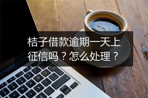 桔子借款逾期一天上征信吗？怎么处理？