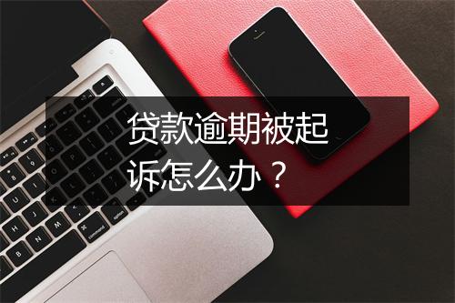 贷款逾期被起诉怎么办？