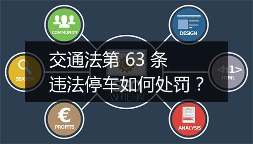 交通法第 63 条违法停车如何处罚？