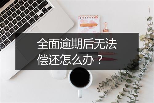 全面逾期后无法偿还怎么办？