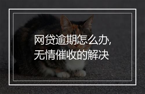 网贷逾期怎么办,无情催收的解决