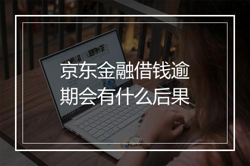 京东金融借钱逾期会有什么后果