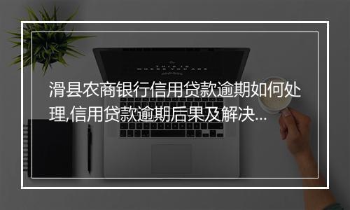 滑县农商银行信用贷款逾期如何处理,信用贷款逾期后果及解决办法