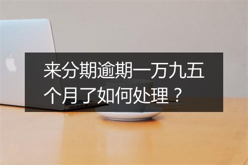 来分期逾期一万九五个月了如何处理？