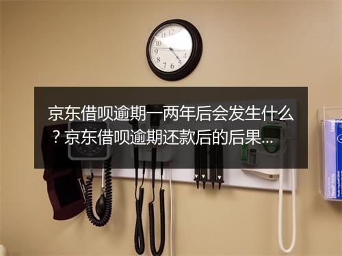 京东借呗逾期一两年后会发生什么？京东借呗逾期还款后的后果有哪些？