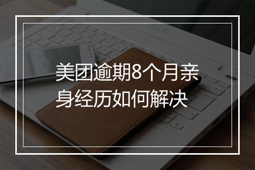 美团逾期8个月亲身经历如何解决
