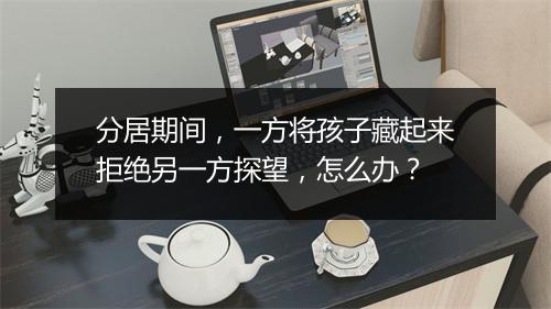 分居期间，一方将孩子藏起来拒绝另一方探望，怎么办？