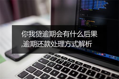 你我贷逾期会有什么后果,逾期还款处理方式解析