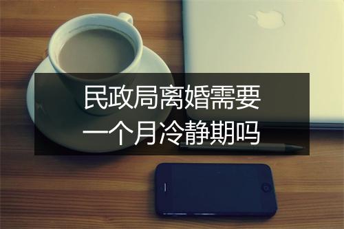 民政局离婚需要一个月冷静期吗