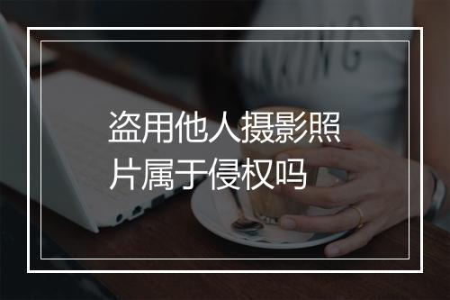 盗用他人摄影照片属于侵权吗