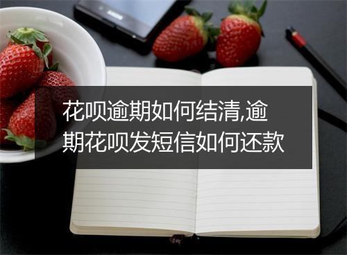 花呗逾期如何结清,逾期花呗发短信如何还款